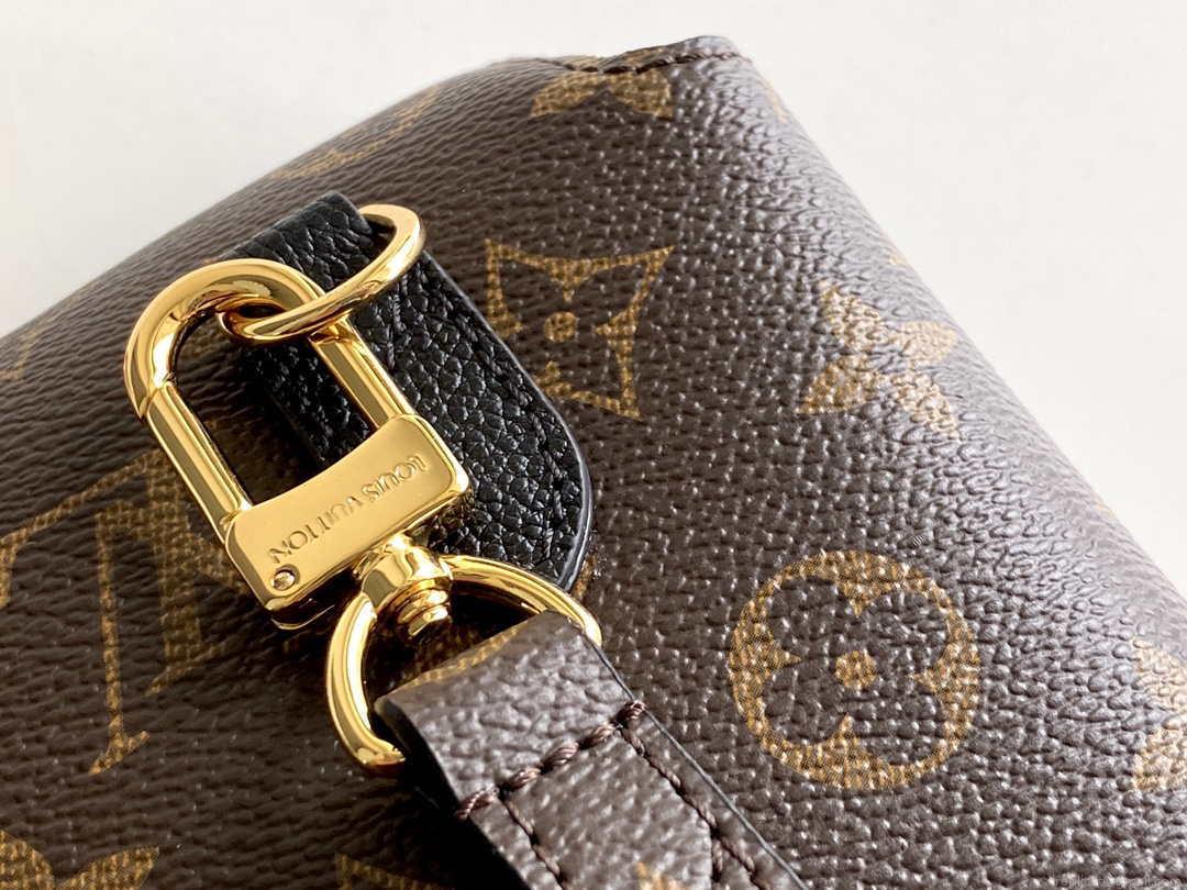 LV M44259 Louis Vuitton Marignan Messenger Top Handle Monogram M44257 Bag Black
