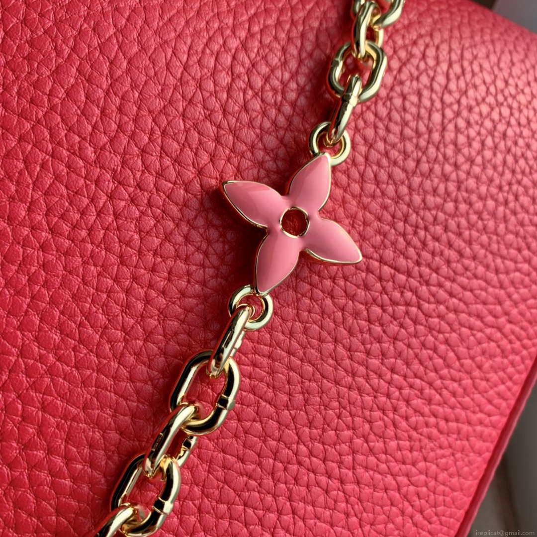 LV M20845 Louis Vuitton Capucines Mini Handbag Red
