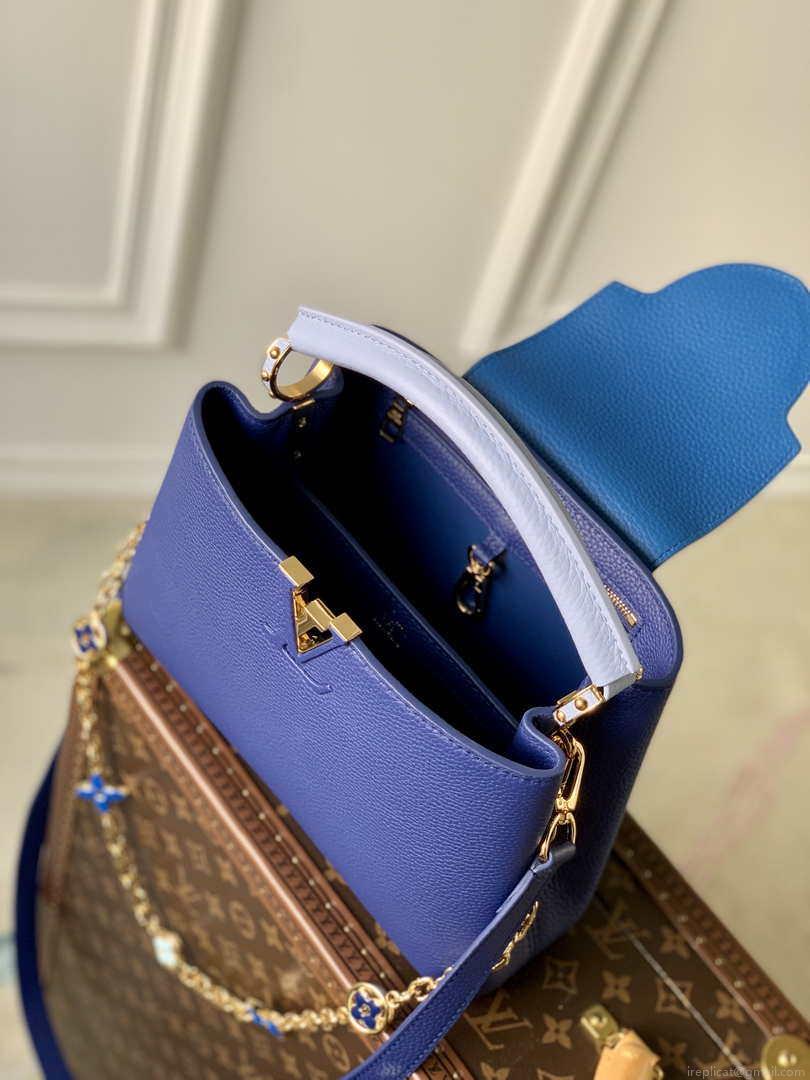LV M20844 Louis Vuitton Capucines BB Handbag Blue