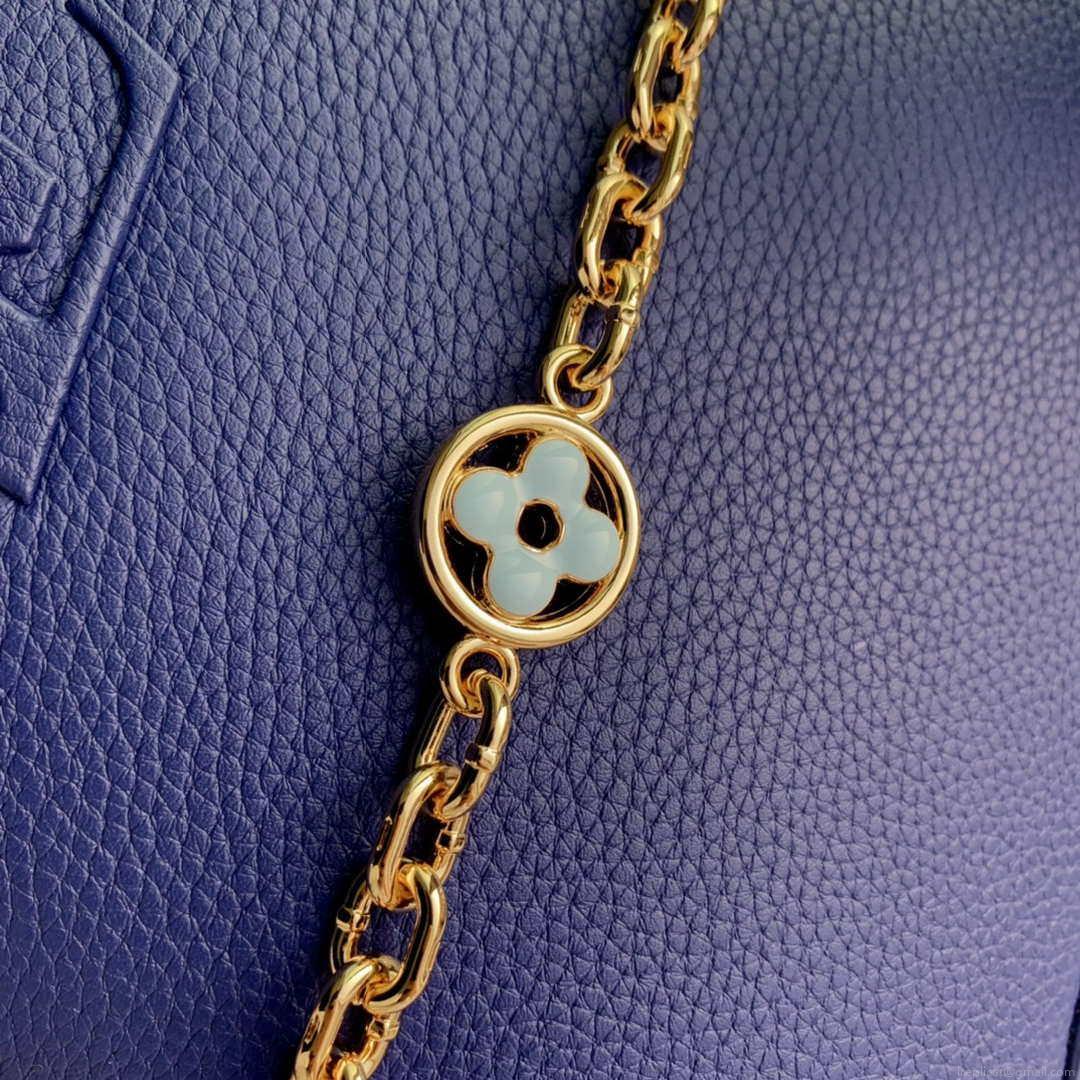 LV M20844 Louis Vuitton Capucines MM Handbag Blue