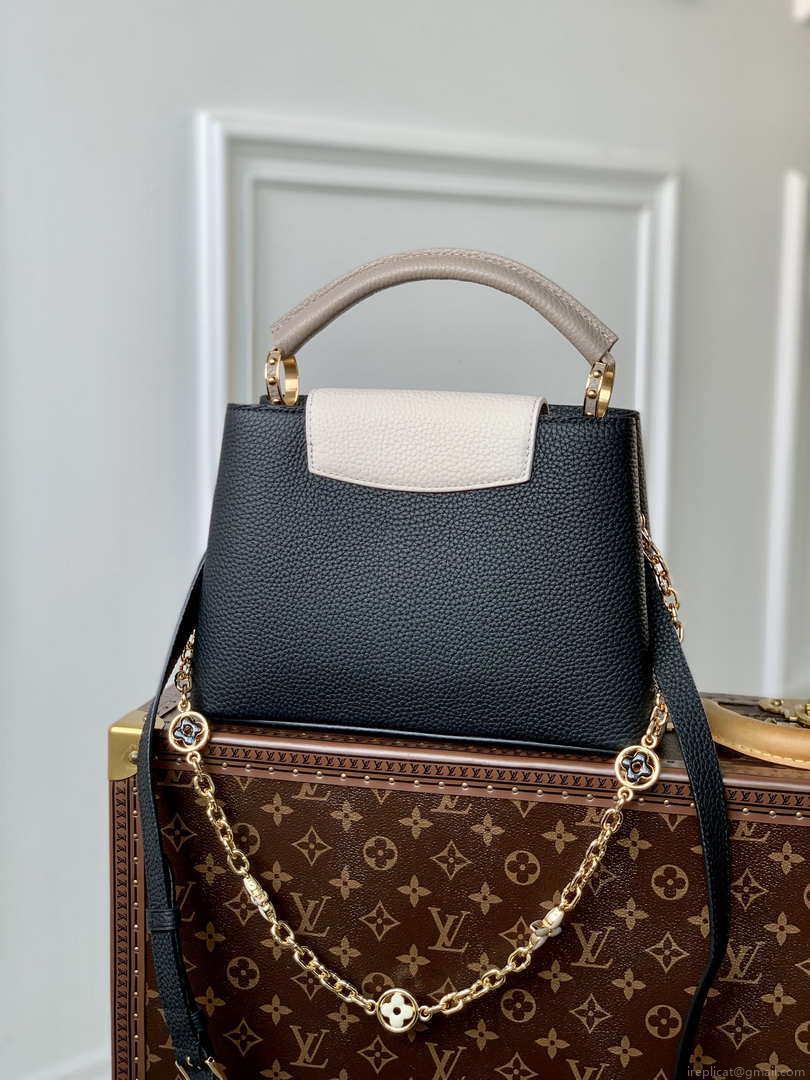LV M20708 Louis Vuitton Capucines BB Handbag Black