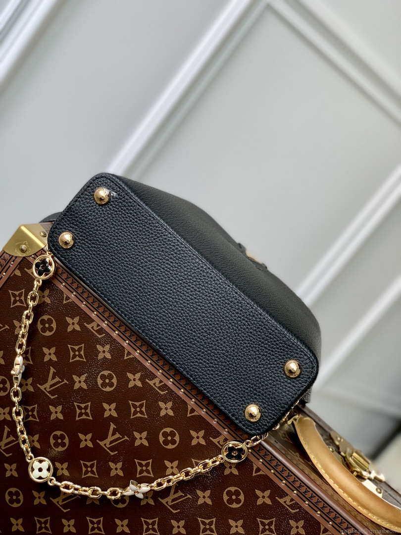LV M20708 Louis Vuitton Capucines Mini Handbag Black