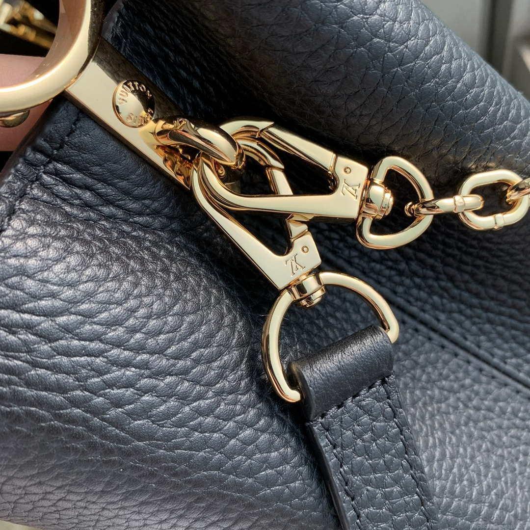 LV M20708 Louis Vuitton Capucines Mini Handbag Black