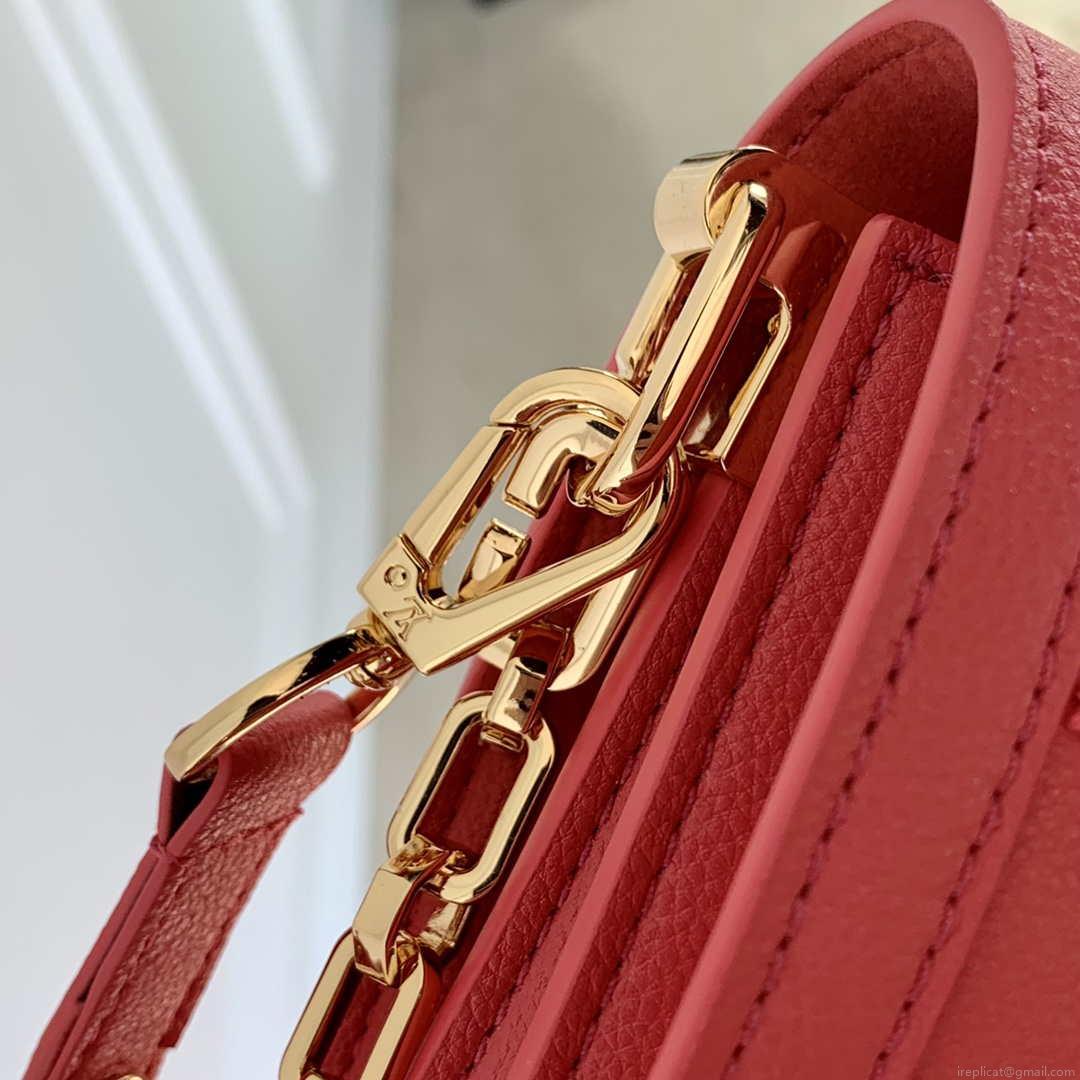 LV M20749 Louis Vuitton Dauphine MM Bag Monogram Fluo Pink