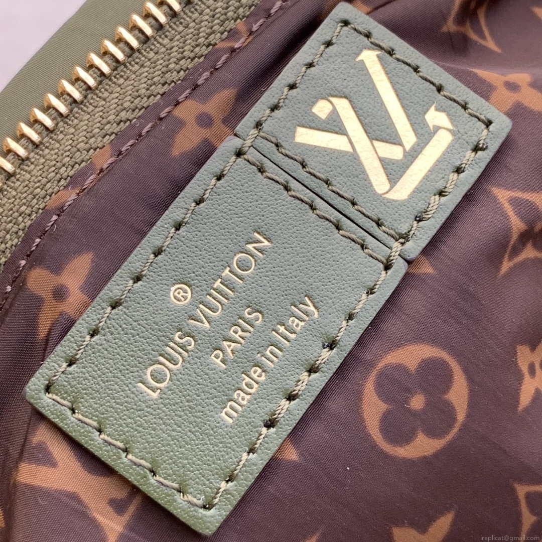 LV M58977 Louis Vuitton Maxi Multi Pochette Accessoires Bag M58980 Green and Pink