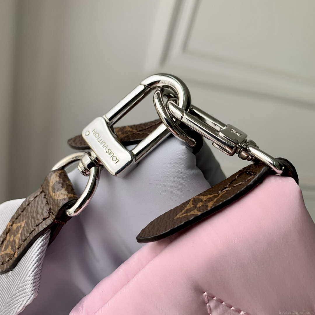 LV M21056 Louis Vuitton Maxi Multi Pochette Accessoires Bag M58977 Silver and Pale Pink