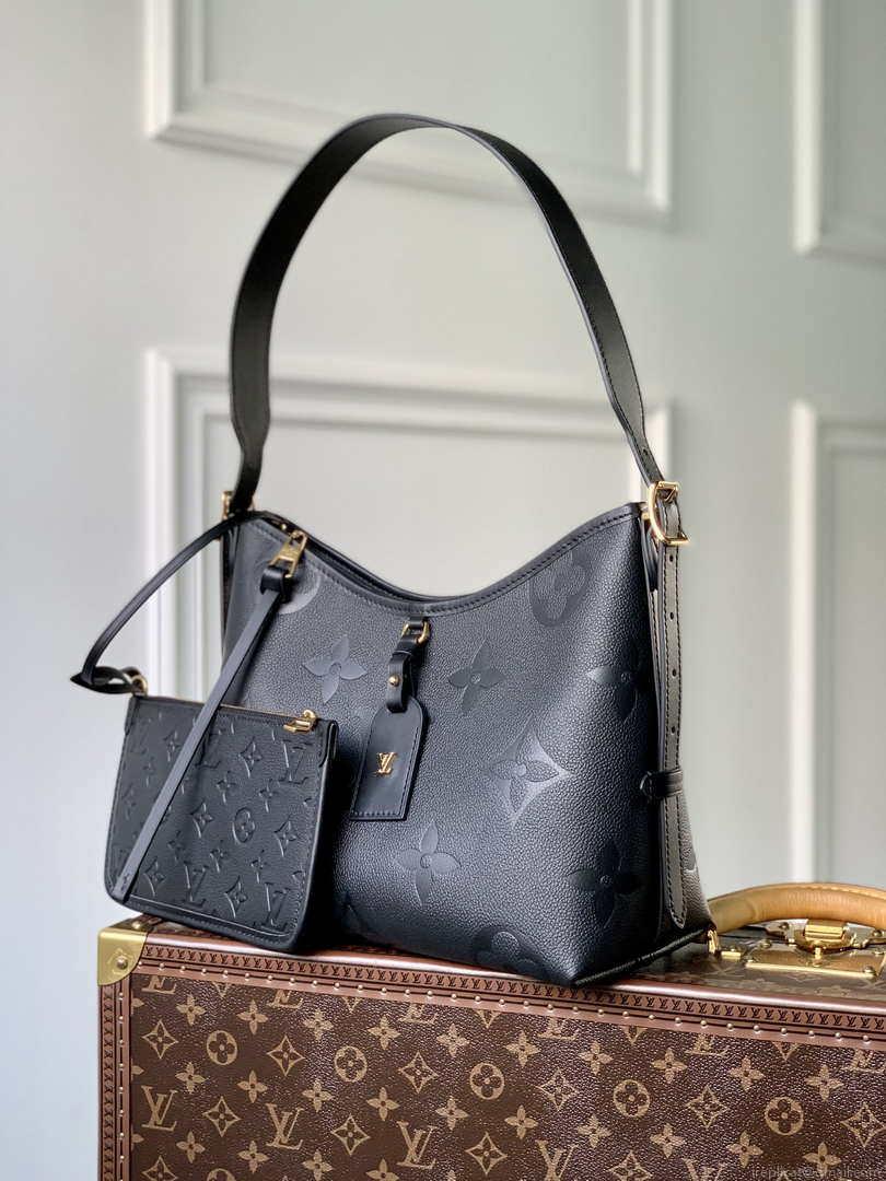 Louis Vuitton LV M46288 Carryall PM monogram M46293 Black
