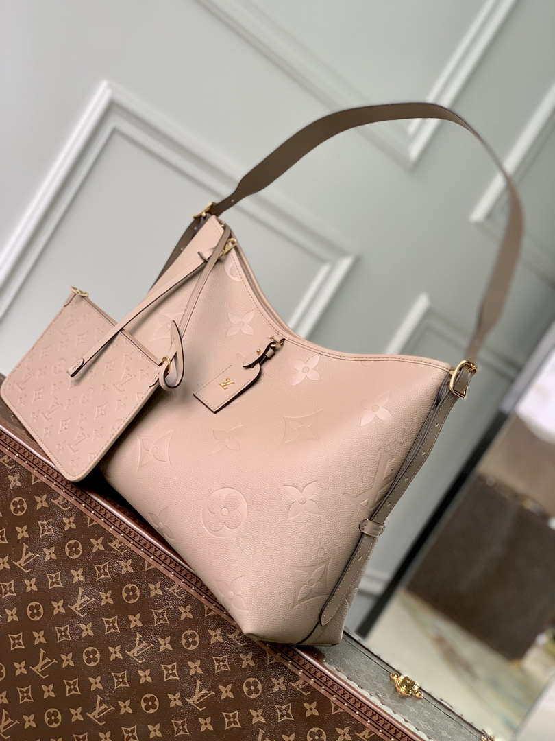 Louis Vuitton LV M46292 Carryall MM monogram M46289 Tourterelle Gray