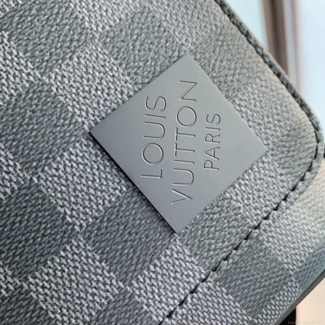 Louis Vuitton N42710 District PM Damier graphite Black