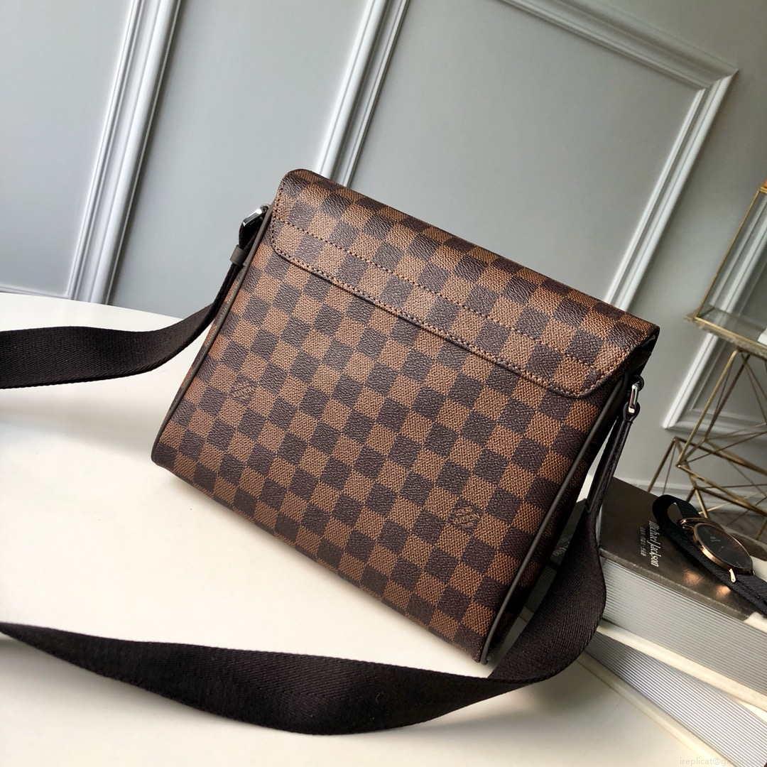 Louis Vuitton N41031 District PM Damier Ebène Bag