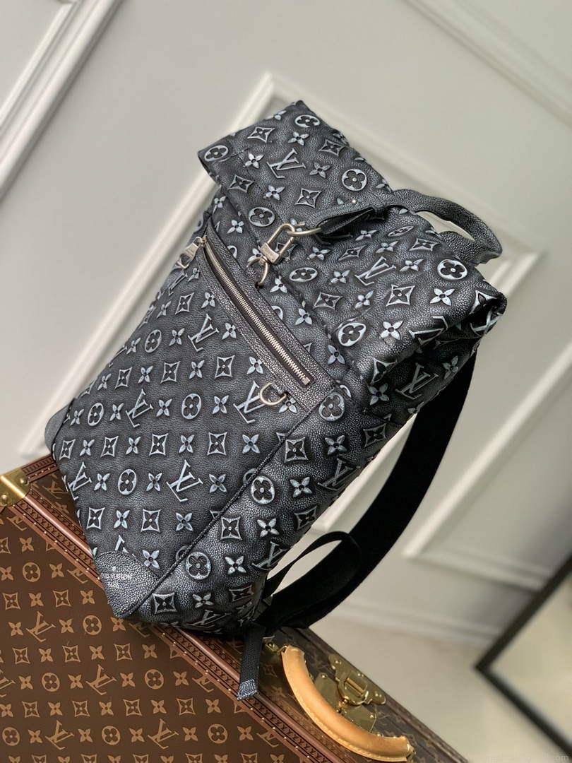 LV M21359 Louis Vuitton Roll Top Backpack Charcoal