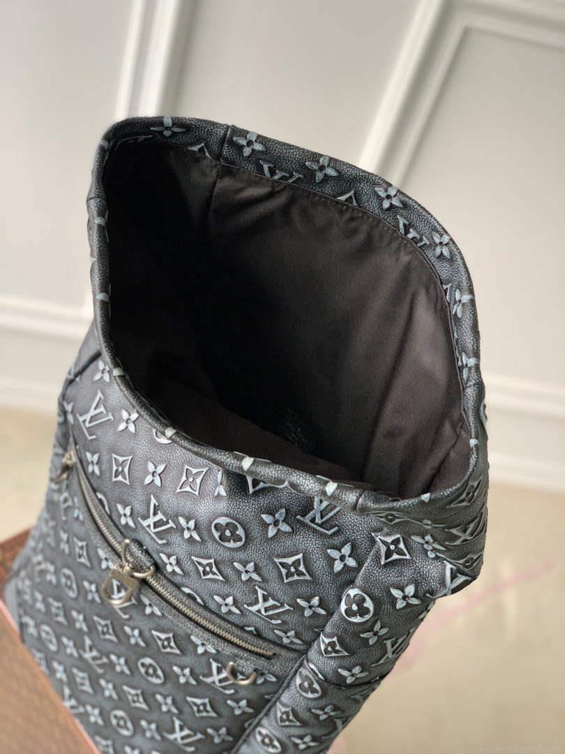 LV M21359 Louis Vuitton Roll Top Backpack Charcoal