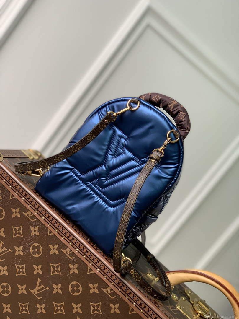 LV M21060 Louis Vuitton Palm Springs Mini Backpack Navy Blue
