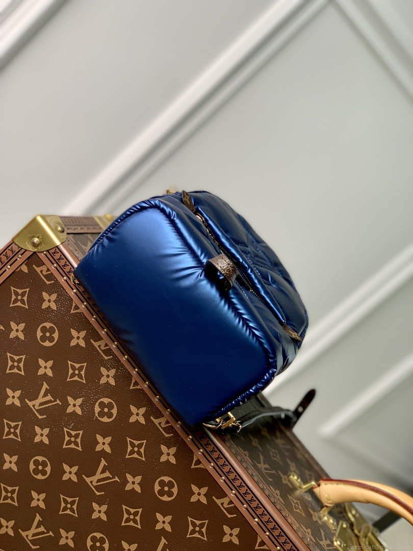 LV M21060 Louis Vuitton Palm Springs Mini Backpack Navy Blue