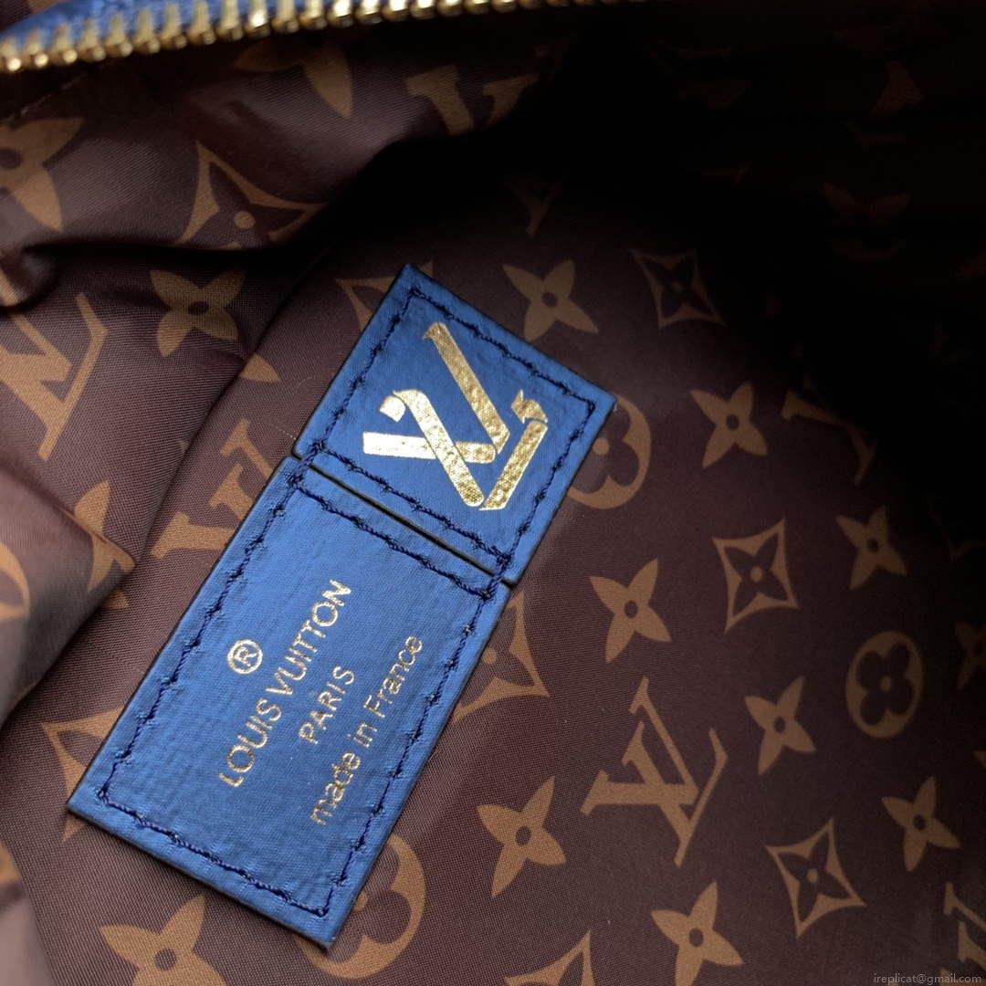 LV M21060 Louis Vuitton Palm Springs Mini Backpack Navy Blue
