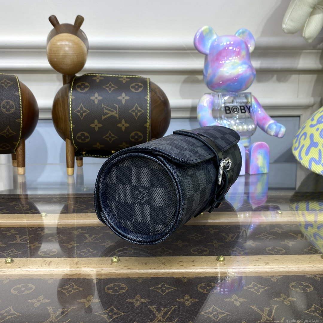 LV M32719 Louis Vuitton 3 Watch Case Taige Leather
