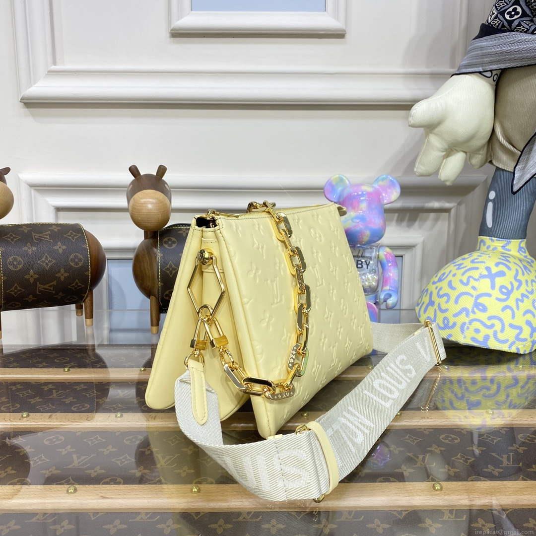 LV M20378 Louis Vuitton Coussin PM Bag lemon yellow