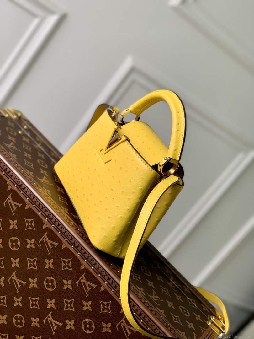 LV N81196 Louis Vuitton Capucines Mini Handbag Yellow
