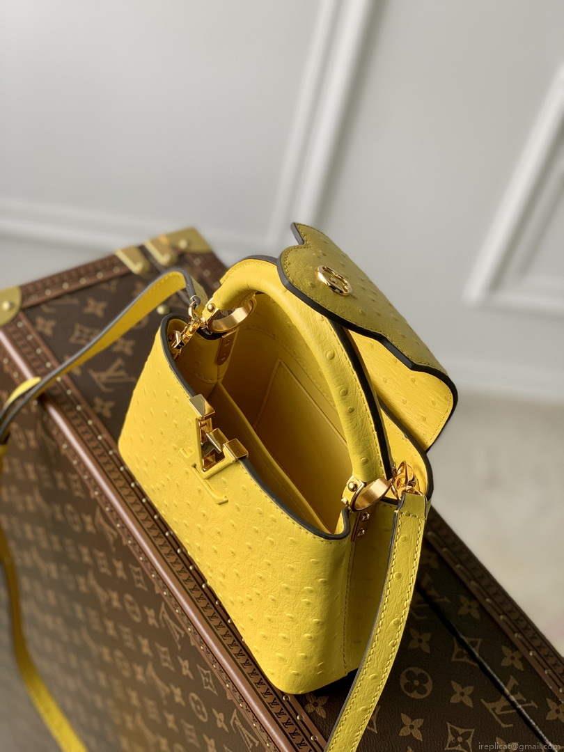 LV N81196 Louis Vuitton Capucines Mini Handbag Yellow