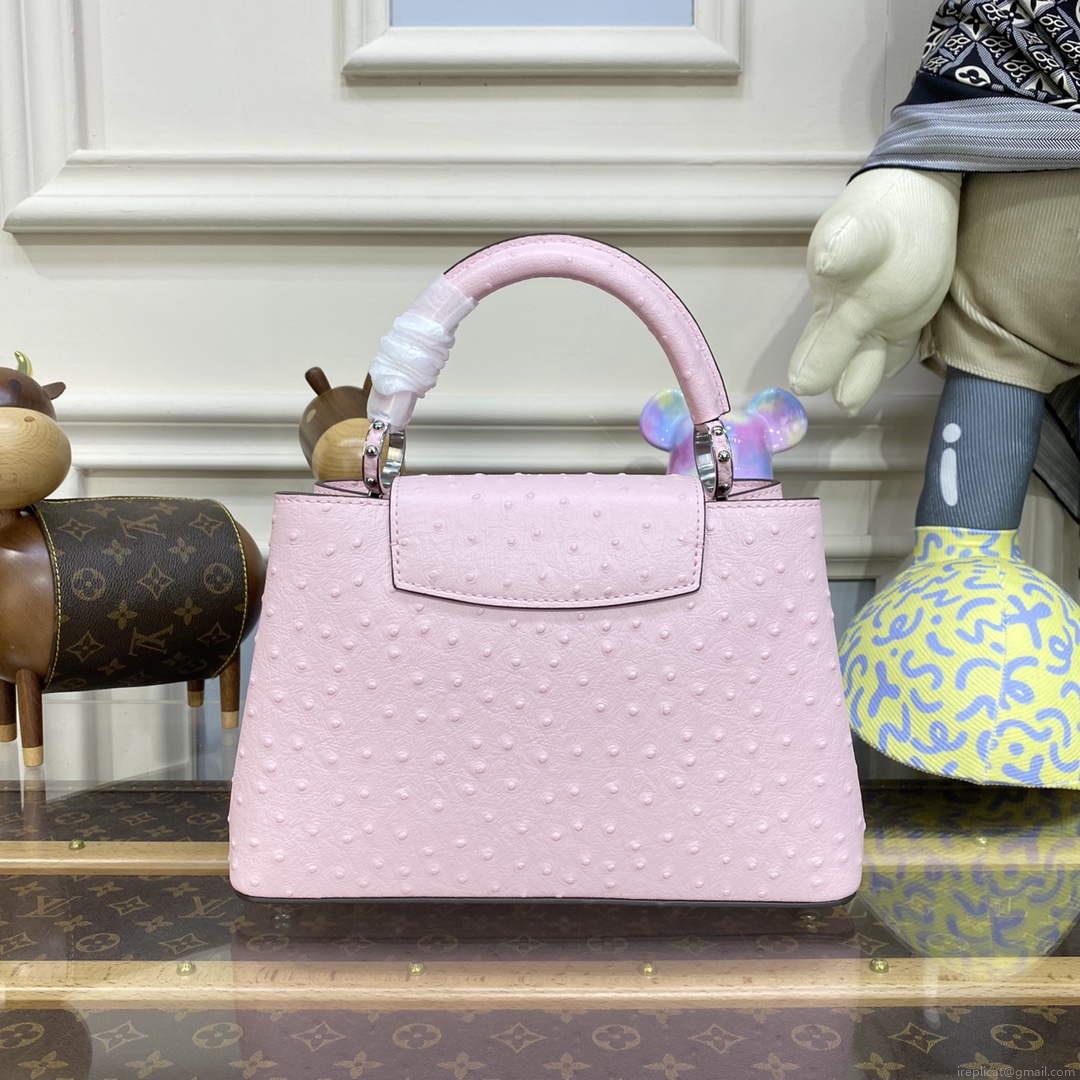 LV N81279 Louis Vuitton Capucines BB Handbag Rose Calypso