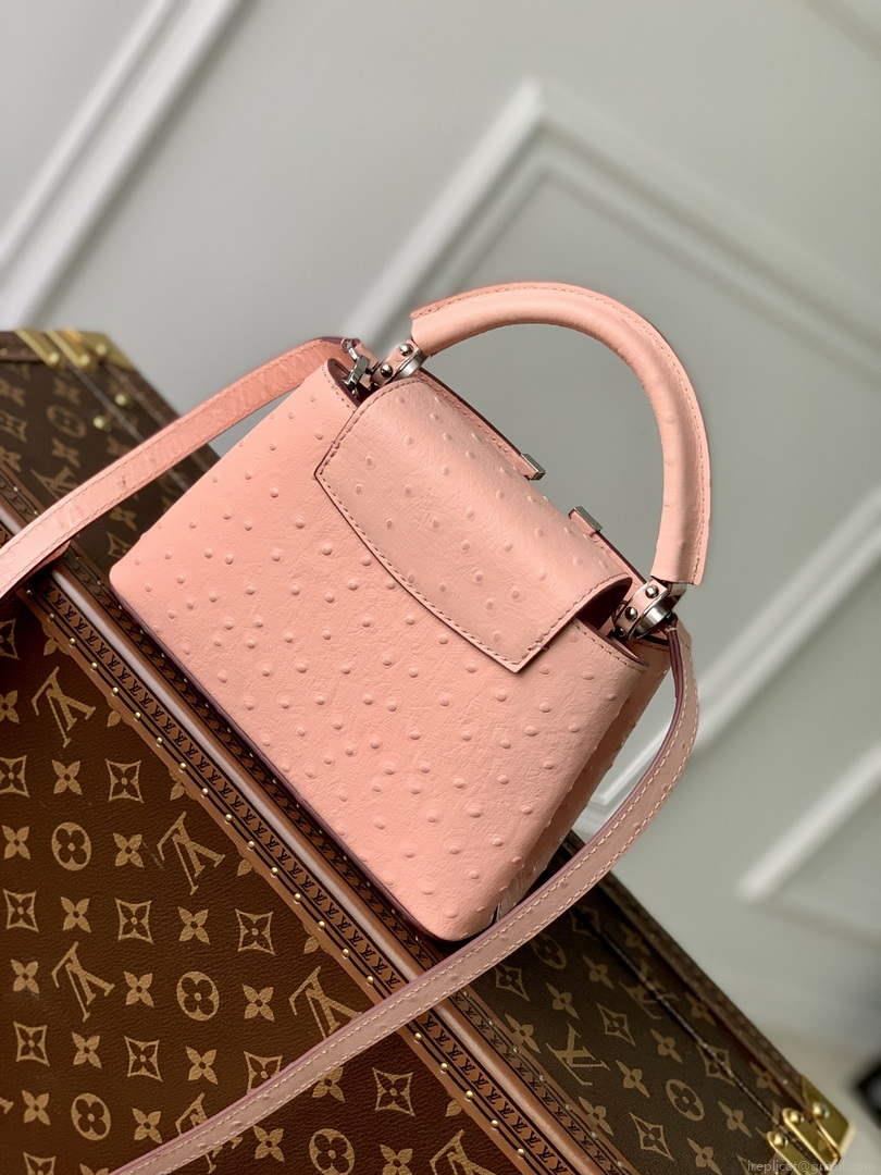 LV N81523 Louis Vuitton Capucines Mini Handbag Pink