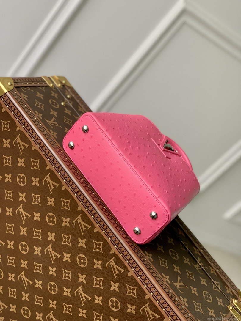LV N81523 Louis Vuitton Capucines Mini Handbag Plum