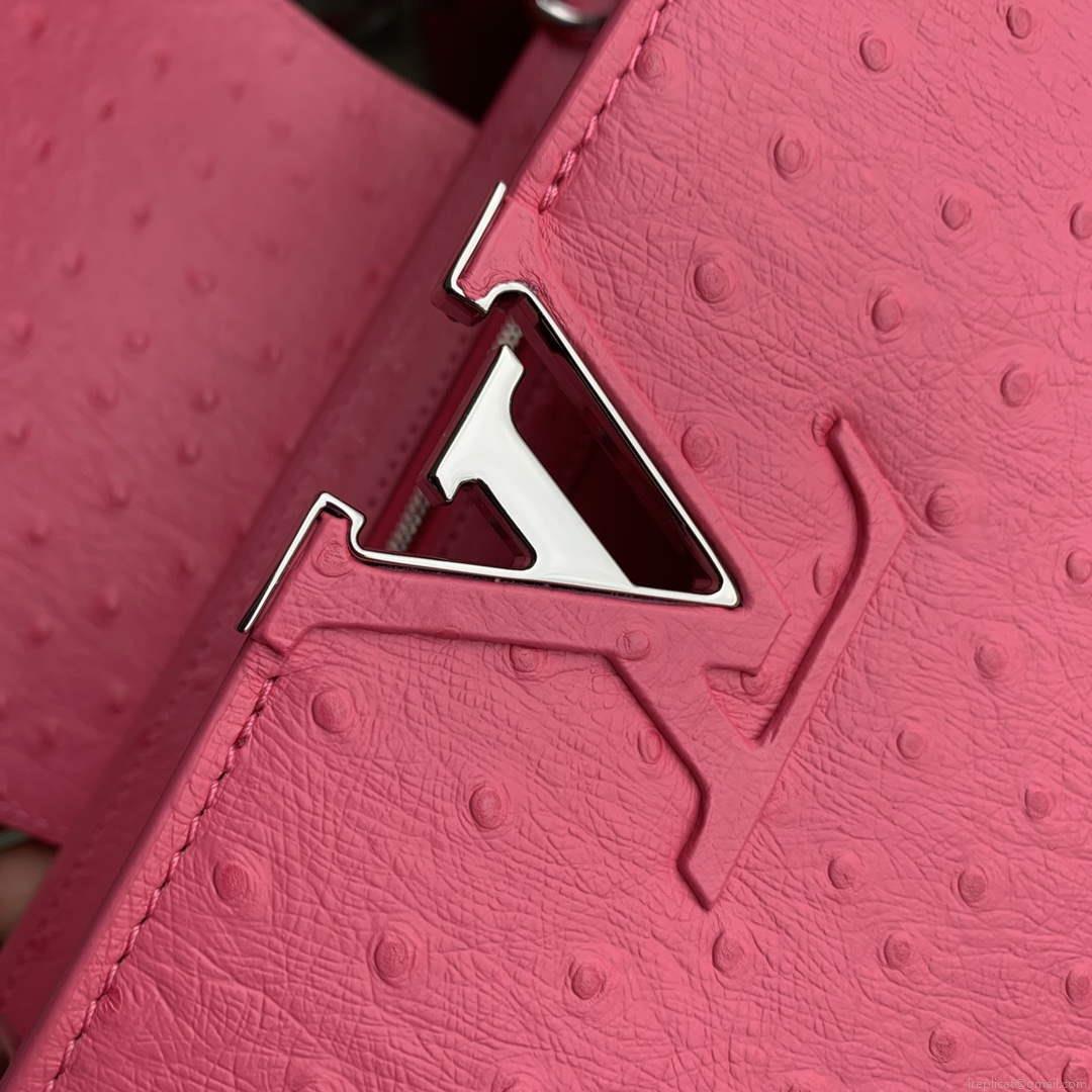 LV N81523 Louis Vuitton Capucines BB Handbag Plum
