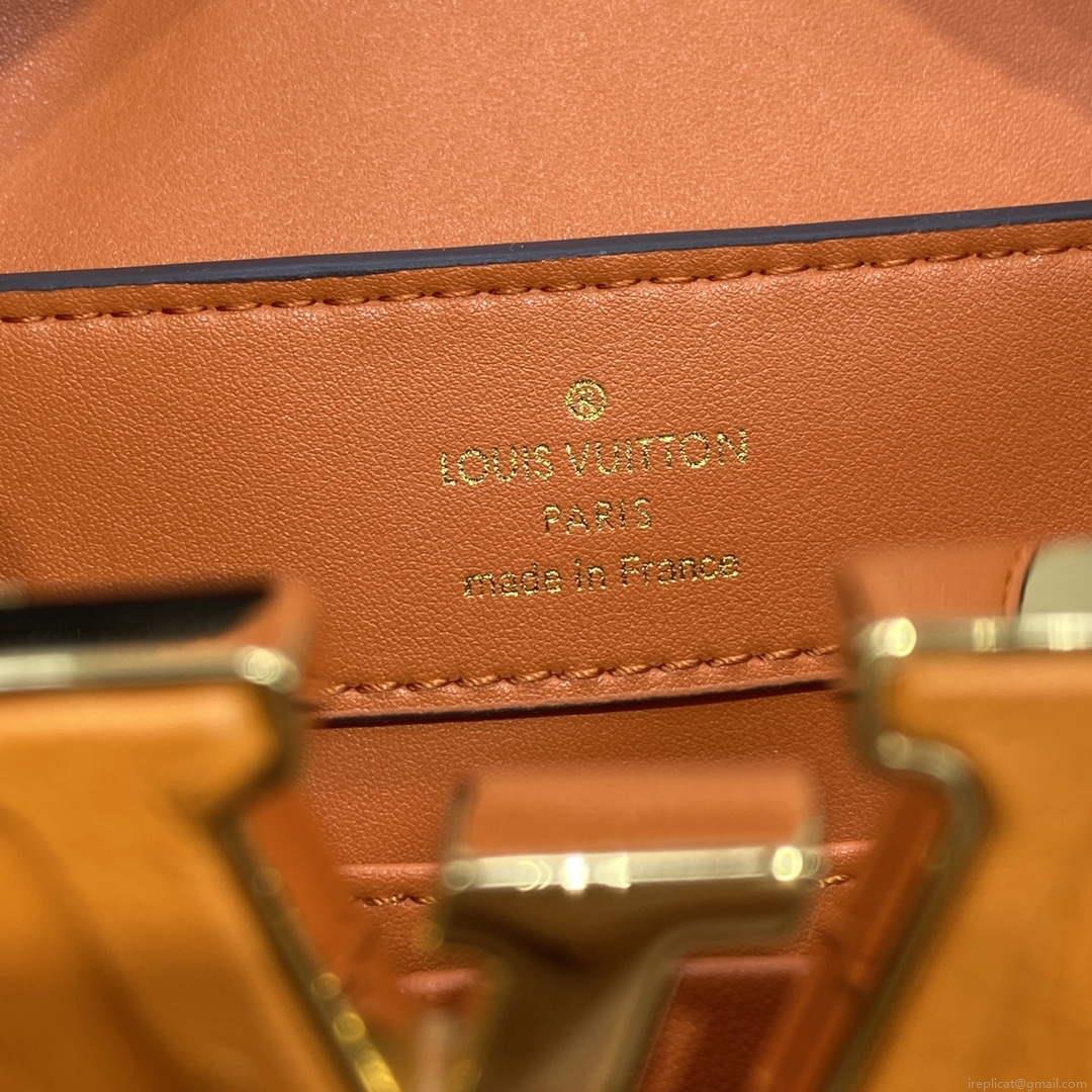 LV N81523 Louis Vuitton Capucines Mini Handbag Orange