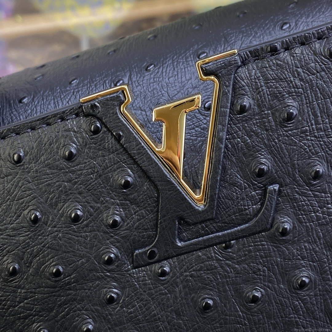 LV N81523 Louis Vuitton Capucines BB Handbag Black