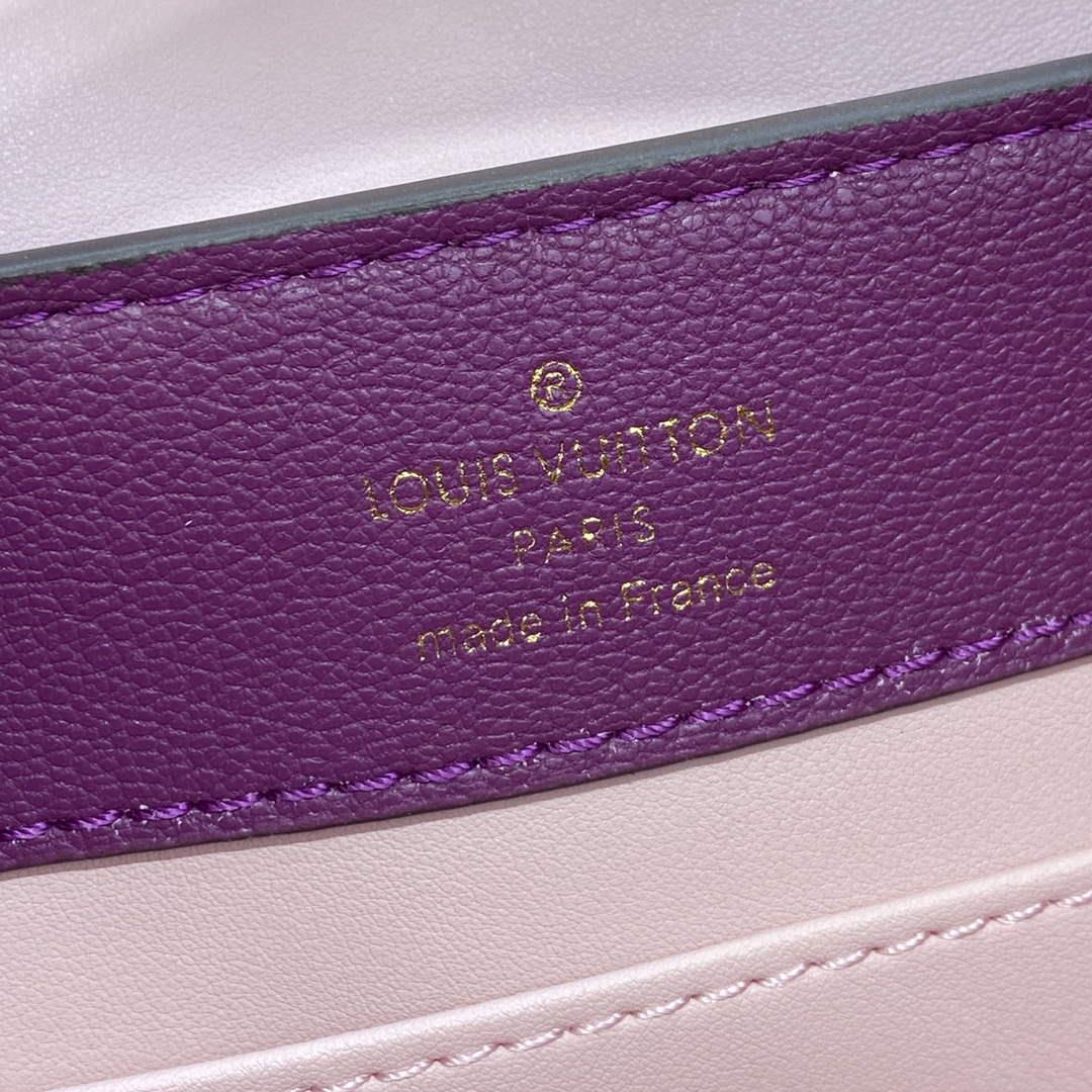 LV N81523 Louis Vuitton Capucines Mini Handbag Purple