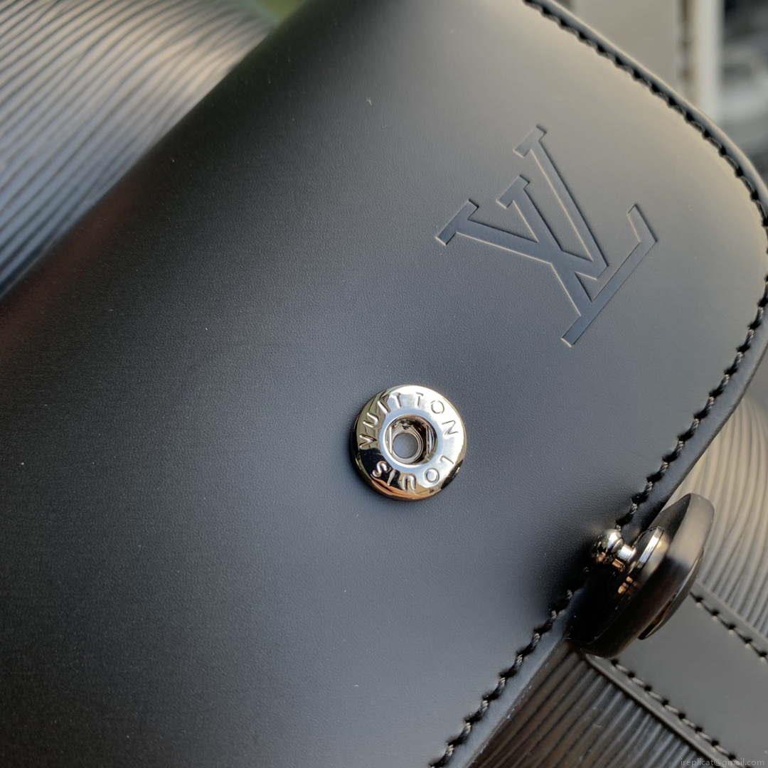 LV M41079 Louis Vuitton Christopher MM Epi Black