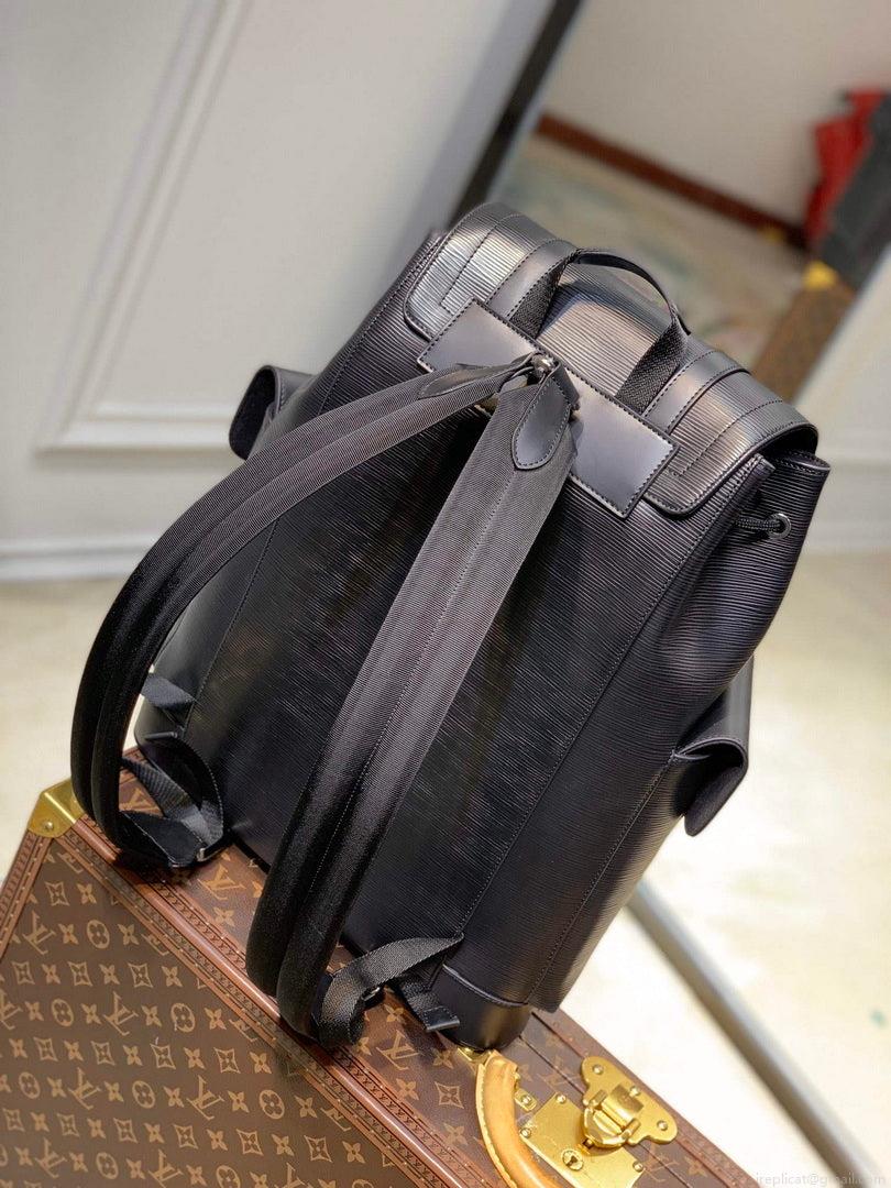 LV M53413 Louis Vuitton LV x Supreme Backpack Black