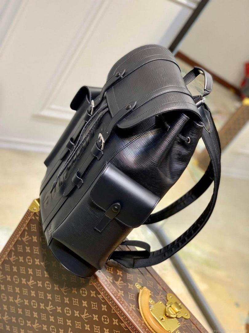 LV M53413 Louis Vuitton LV x Supreme Backpack Black