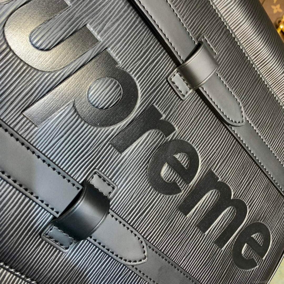 LV M53413 Louis Vuitton LV x Supreme Backpack Black