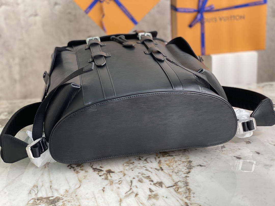 LV M50159 Louis Vuitton Christopher PM Epi Black