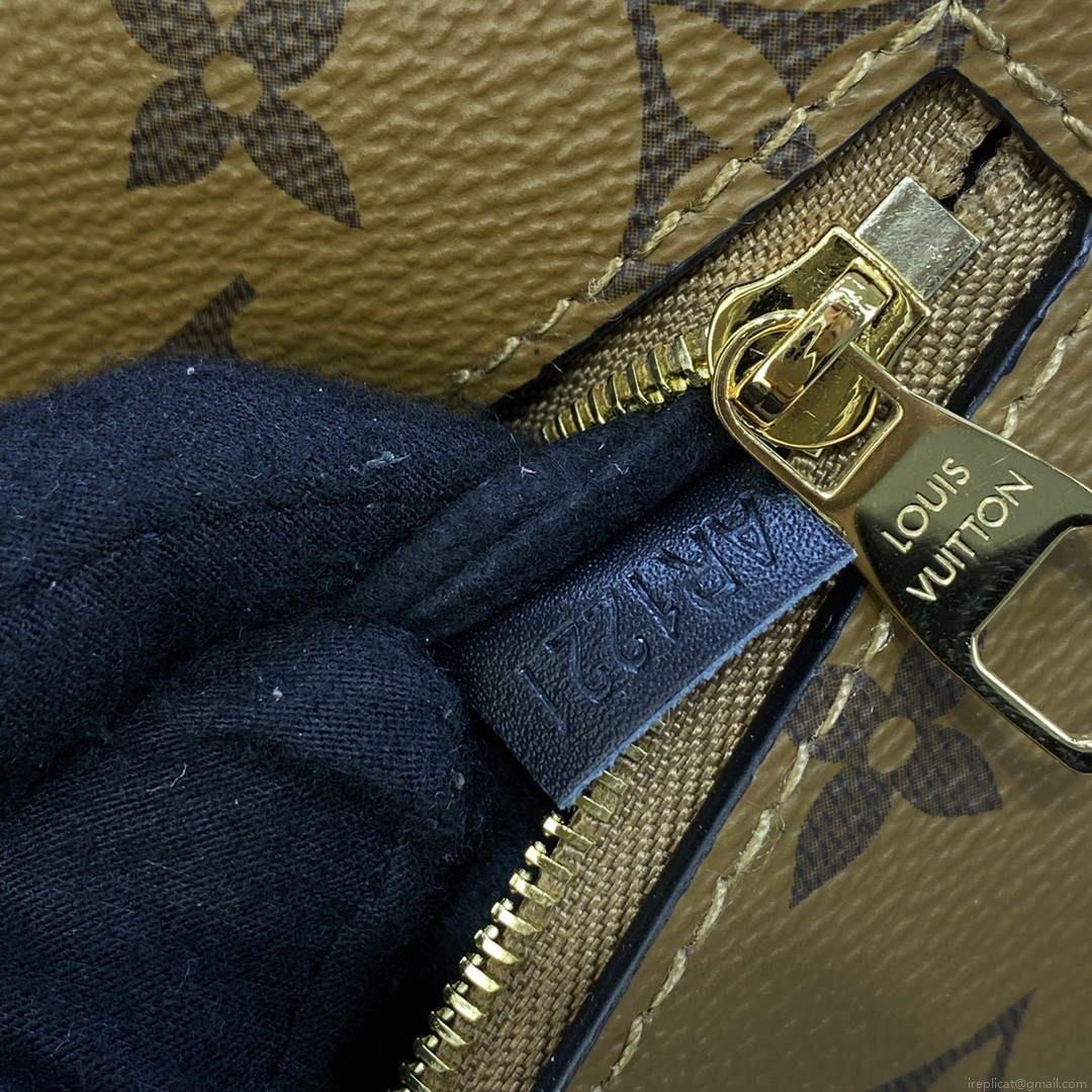 LV M46279 Louis Vuitton Pochette Métis East West Bag yellow flower