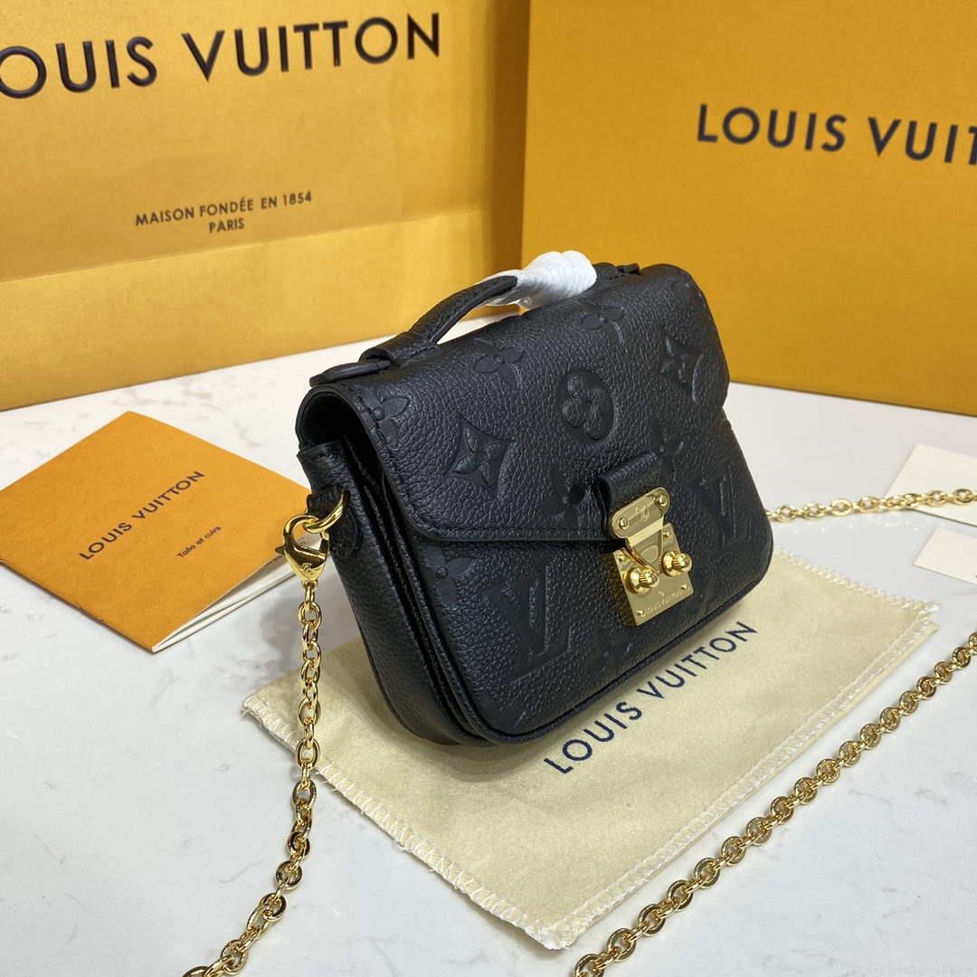 LV M81407 Louis Vuitton Micro Métis Bag Black