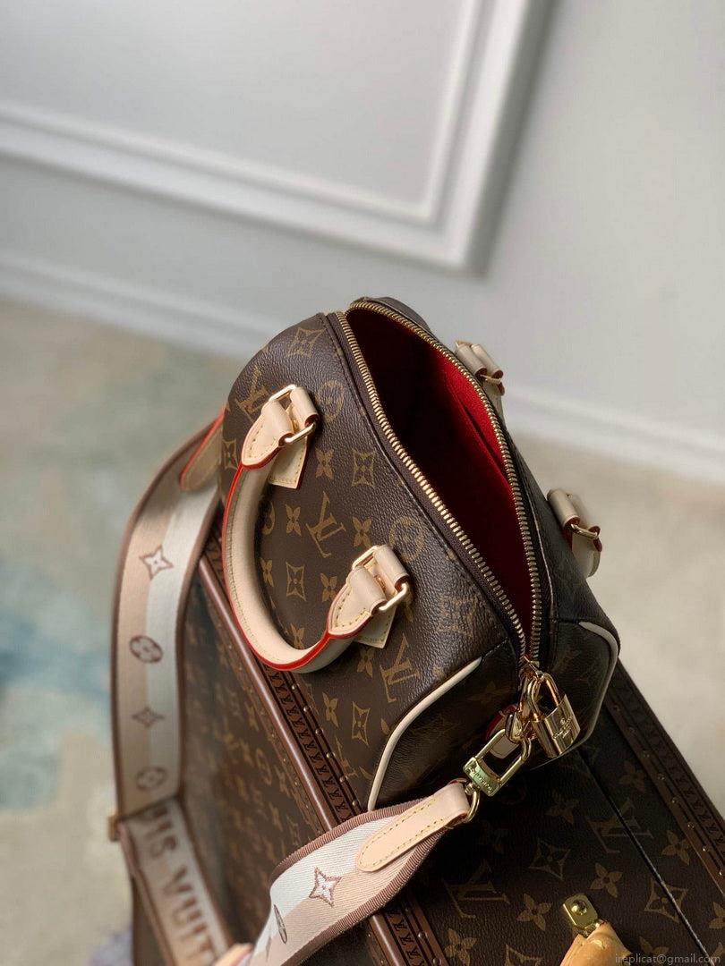 LV M46222 Louis Vuitton Speedy Bandoulière 20 Beige