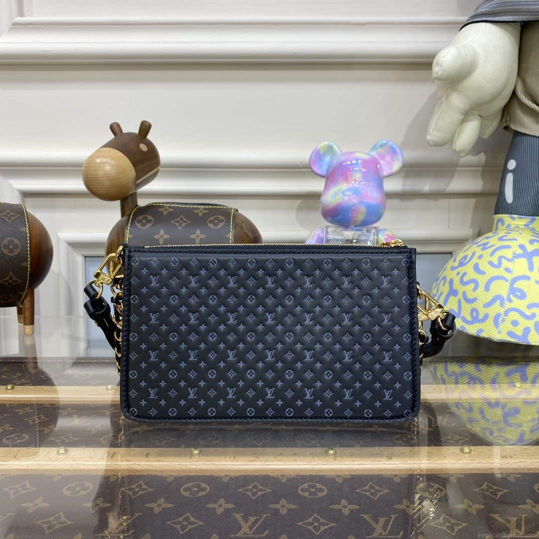 LV M82247 Louis Vuitton Lexington Pouch Bag Black