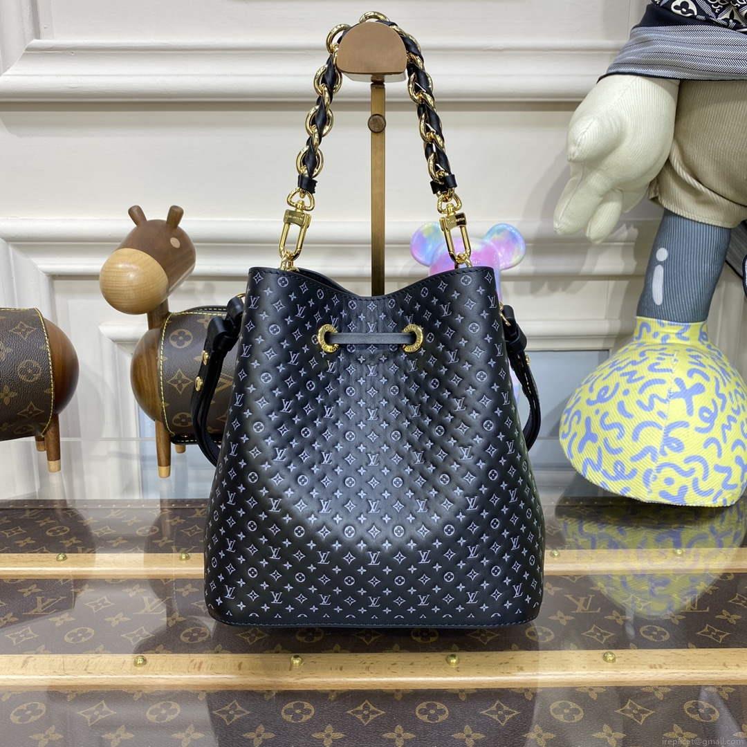 LV M22598 Louis Vuitton Néonoé BB Bucket Bag Black