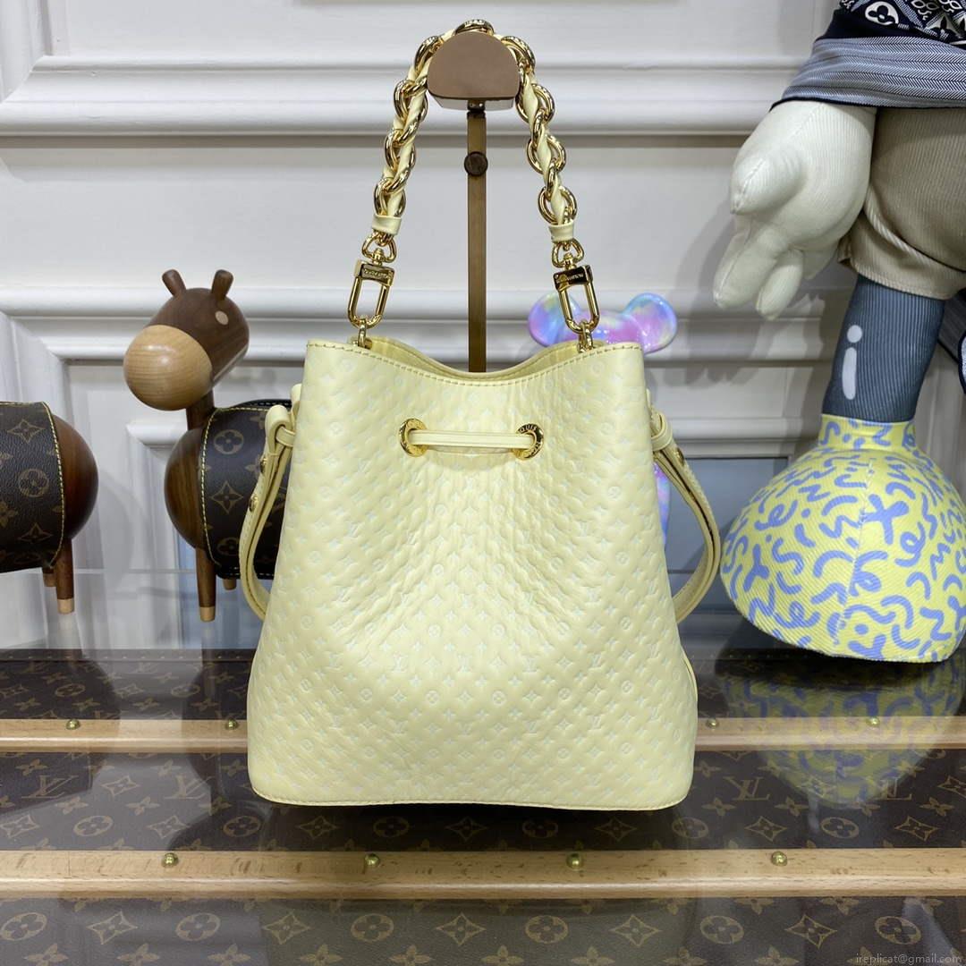 LV M22599 Louis Vuitton Néonoé BB Bucket Bag Yellow