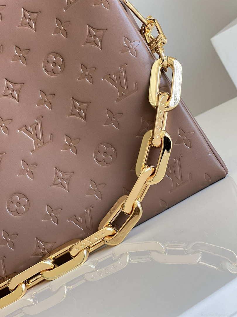 Louis Vuitton M21276 Coussin MM Bag LV M57783 Taupe Brown