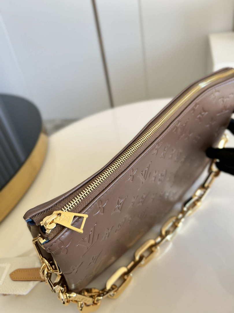Louis Vuitton M21276 Coussin MM Bag LV M57783 Taupe Brown