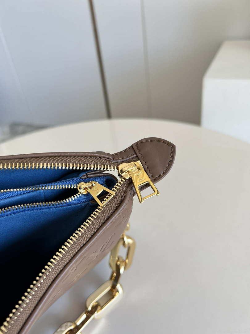 Louis Vuitton M21276 Coussin MM Bag LV M57783 Taupe Brown