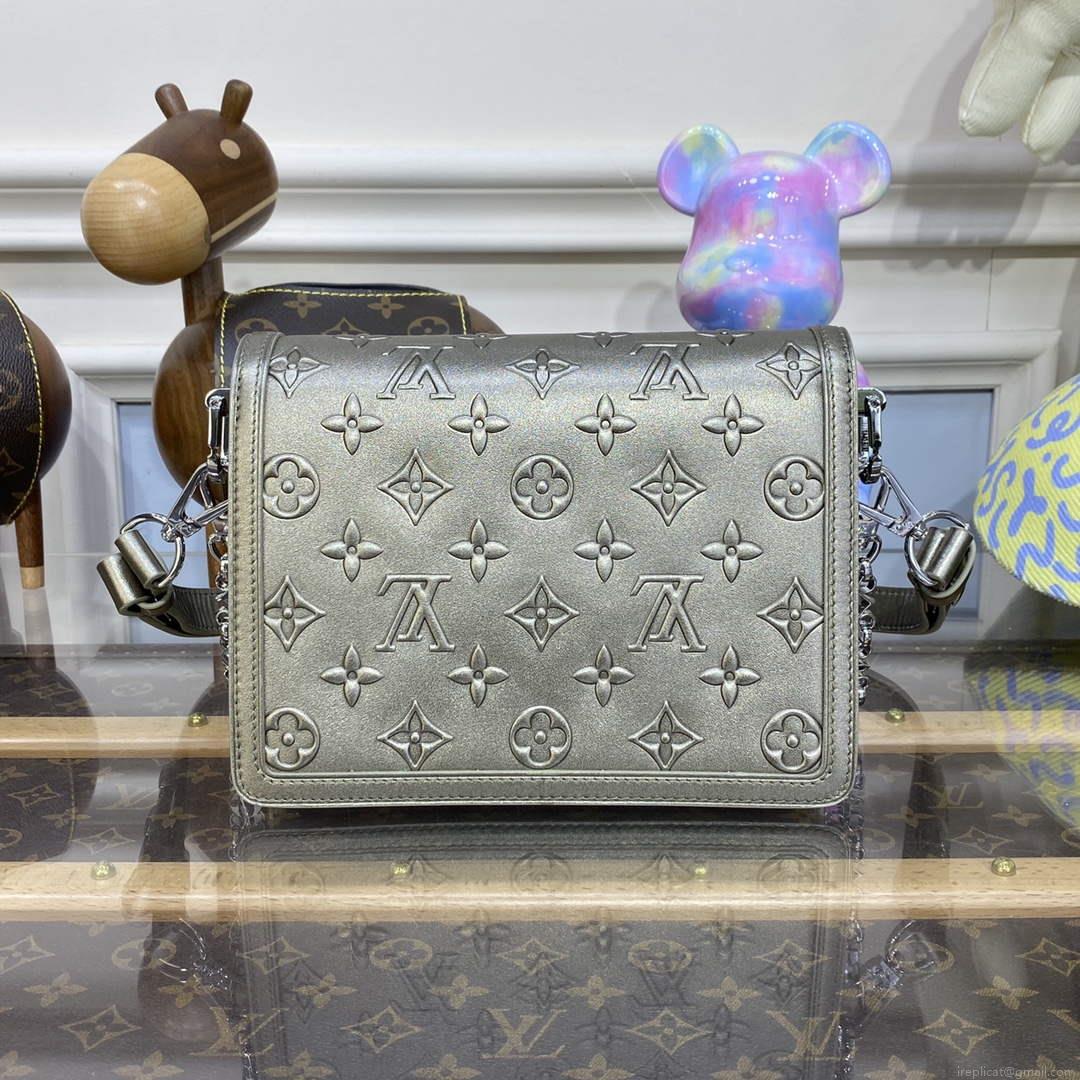 LV M21740 Louis Vuitton Mini Dauphine Bag Light gold