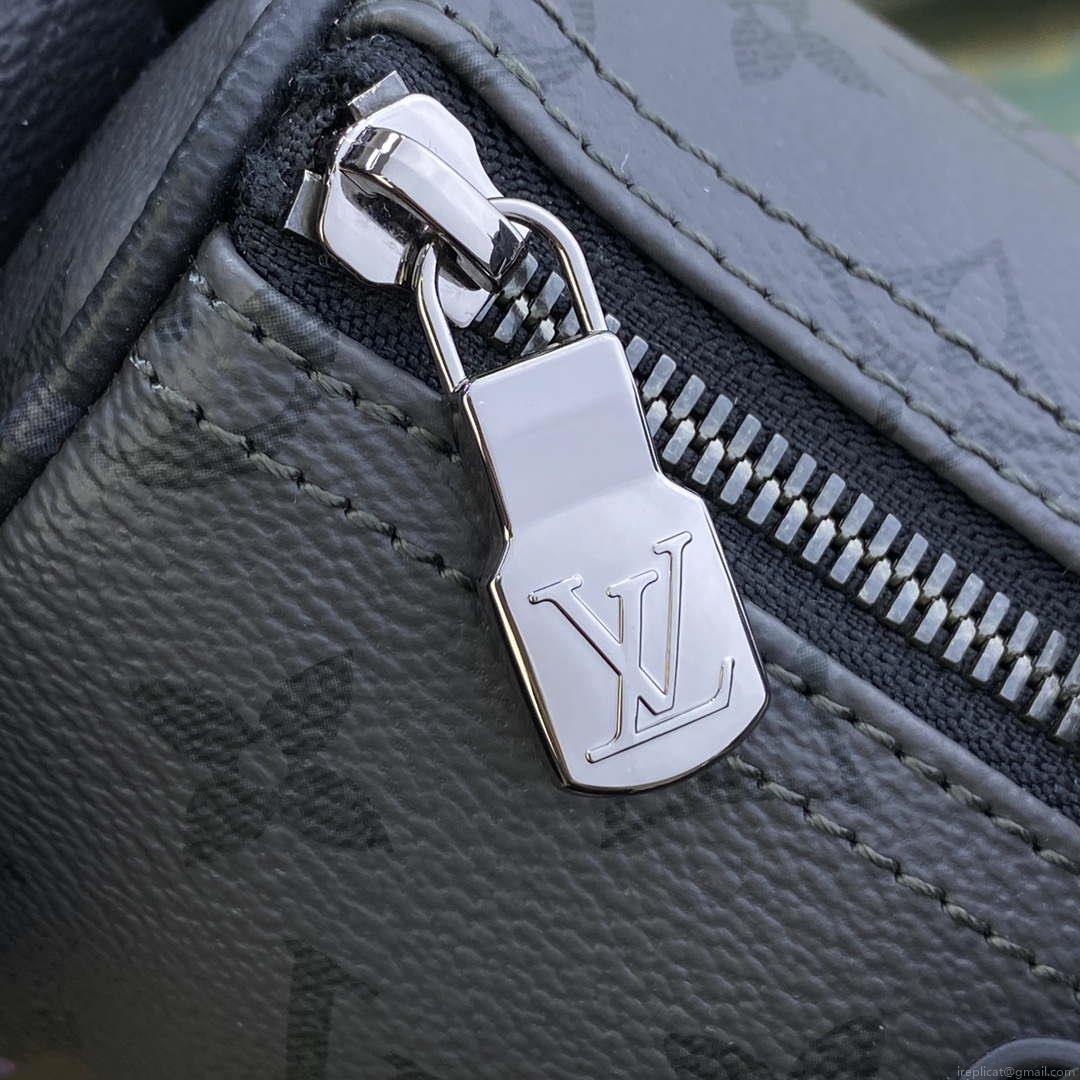 LV M46437 Louis Vuitton LV x YK Keepall 25 Bag Monogram Eclipse
