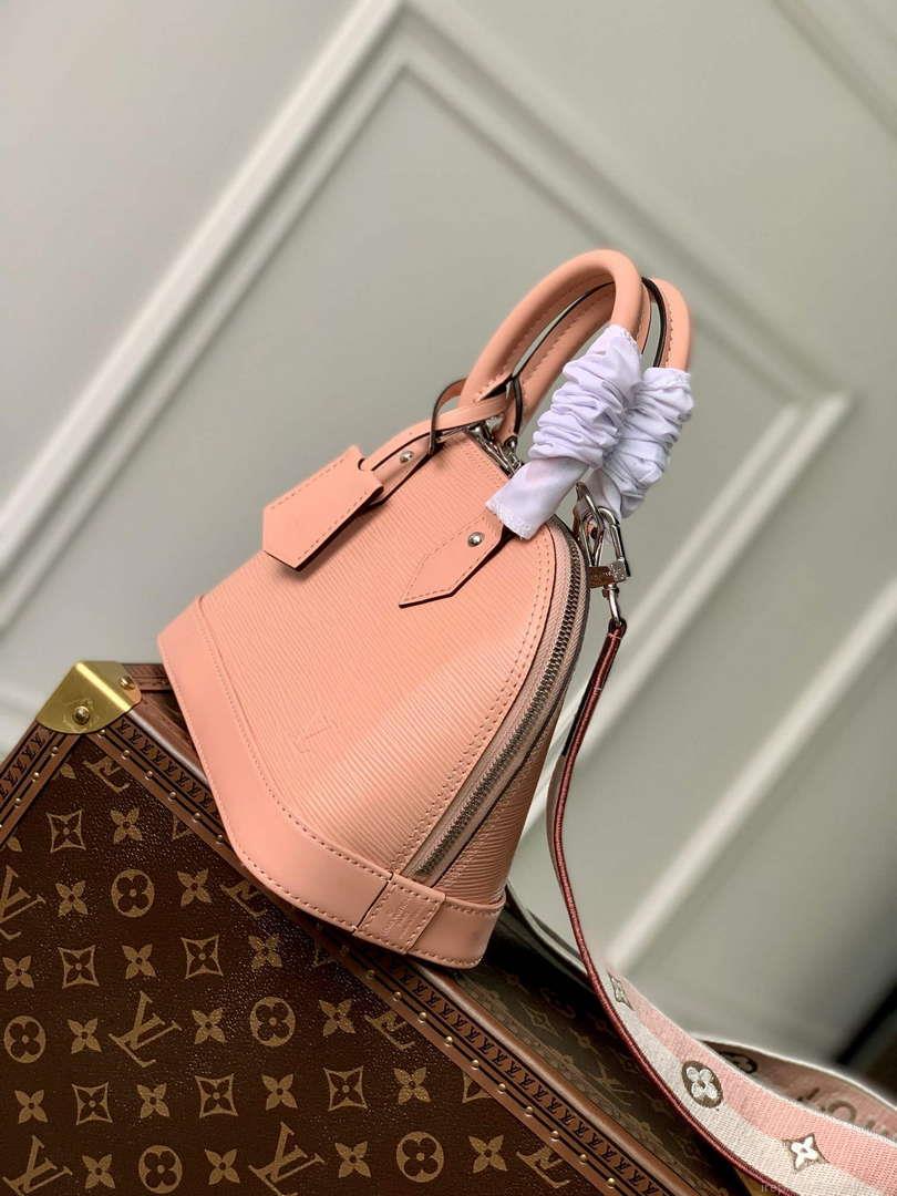 LV M21682 Louis Vuitton Alma BB Bag Rose Trianon Pink