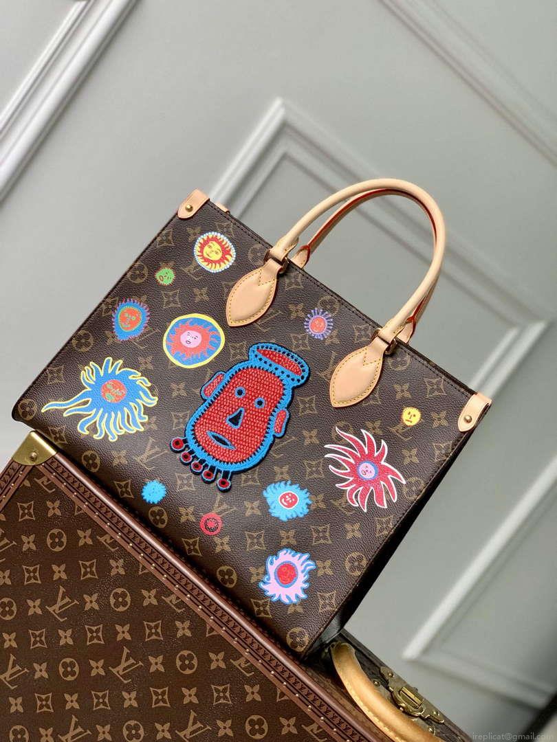 LV M46429 Louis Vuitton LV x YK OnTheGo MM Bag