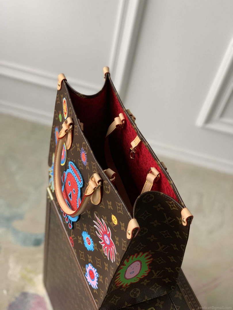 LV M46429 Louis Vuitton LV x YK OnTheGo MM Bag
