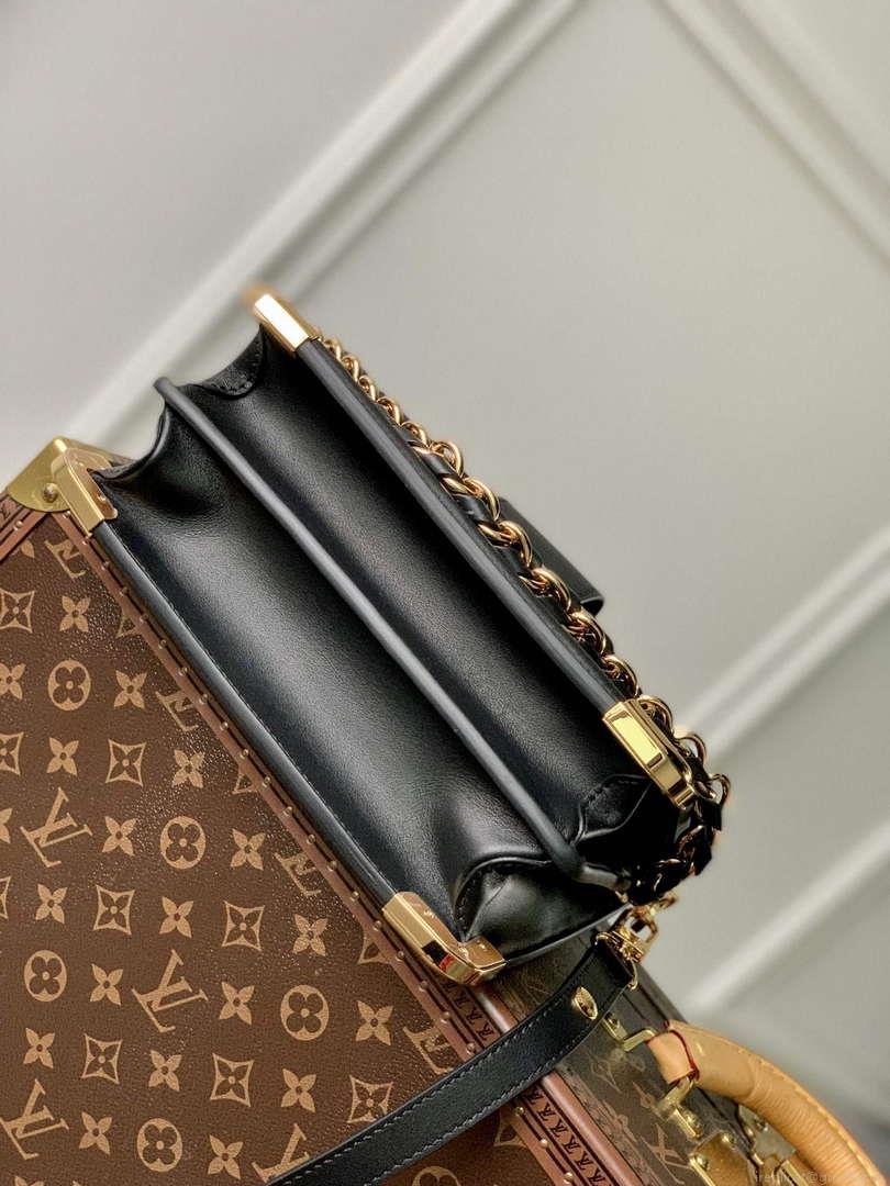 LV M22276 Louis Vuitton Dauphine MM Bag Black